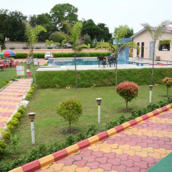 Golden View Resort And Restaurant Tajpur Exterior photo